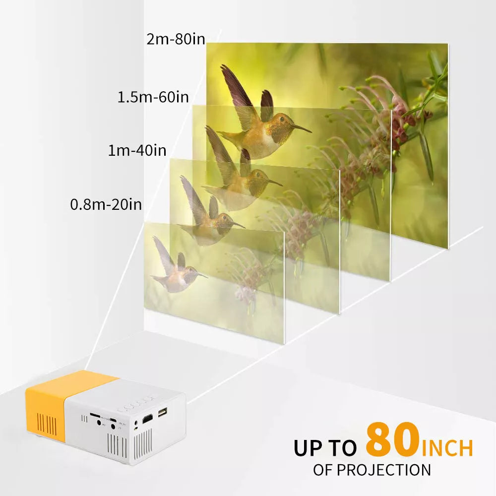 DN™ Mini Portable LED Projector