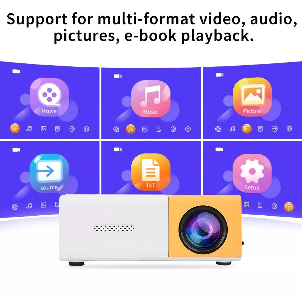 DN™ Mini Portable LED Projector